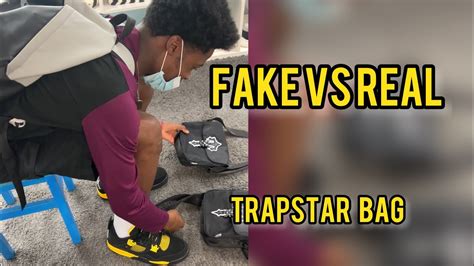 fake trapstar bag vs real|trapstar bags exposed.